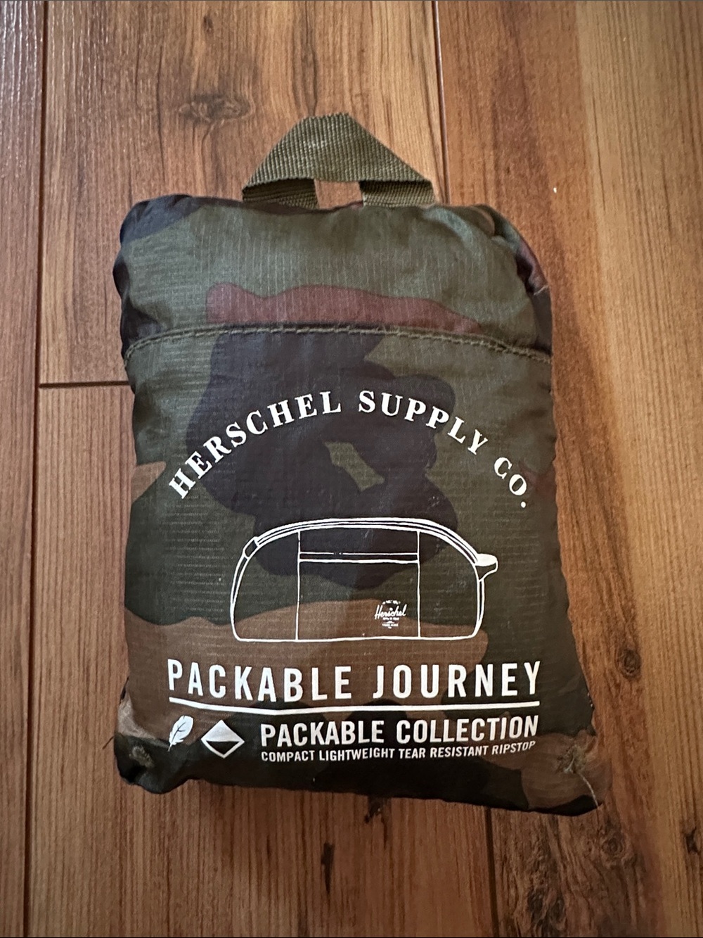 Herschel Supply Company Men's Camo Packable Backpack - Green/Brown/Black